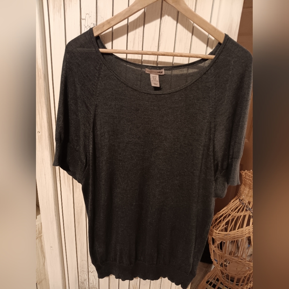 H & M Classic Grey Blouse